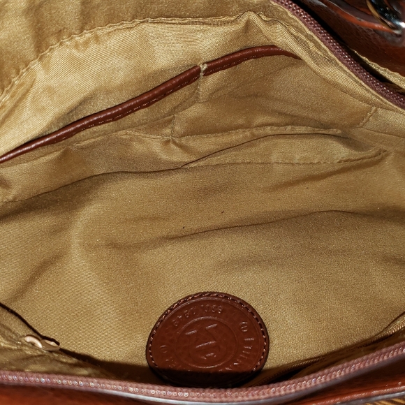 Authentic Etienne Aigner Logo Satchel Bag - Picture 5 of 7